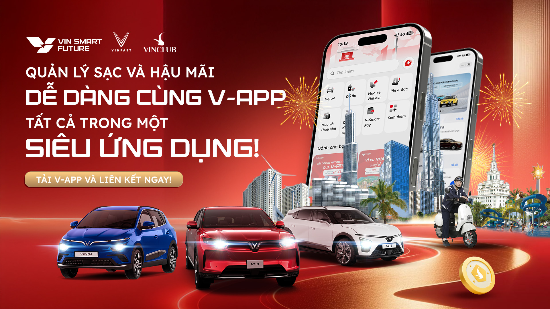 Hướng dẫn thanh toán sạc pin xe trên ứng dụng V-App